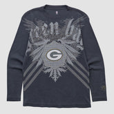 Green Bay Packers NFL 2000s Long Sleeve T-shirt - Black Vintage discount
