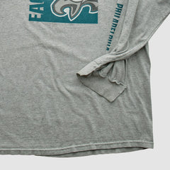 Philadelphia Eagles NFL 2000s Long Sleeve T-shirt - Heather Gray Vintage on sale