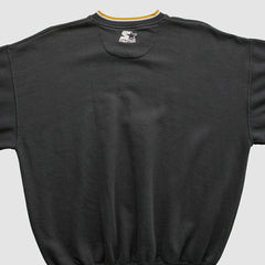 Pittsburgh Steelers Starter 90s Pullover Sweatshirt - Black Vintage discount