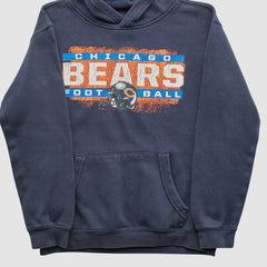Chicago Bears NFL 2010s Hooded Pullover Sweatshirt - Navy Vintage for sale