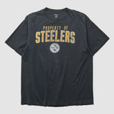 Pittsburgh Steelers Reebok 2000s T-shirt - Black Vintage outlet