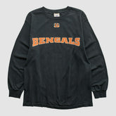 Cincinnati Bengals NFL 2000s Long Sleeve T-shirt - Black Vintage on sale