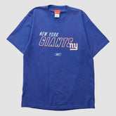 New York Giants Reebok 2000s T-shirt - Blue Vintage sale