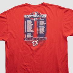 Washington Nationals Majestic 2012 T-shirt Red Vintage