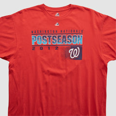 Washington Nationals Majestic 2012 T-shirt Red Vintage