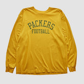 Green Bay Packers Reebok 2000s Long Sleeve T-shirt - Yellow Vintage outlet