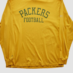 Green Bay Packers Reebok 2000s Long Sleeve T-shirt - Yellow Vintage outlet