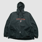 Atlanta Falcons Reebok 2000s Hooded Pullover Sweatshirt - Black Vintage cheap