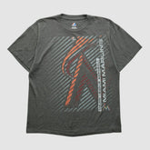 Miami Marlins Majestic 2000s T-shirt Dark Heather Gray Vintage