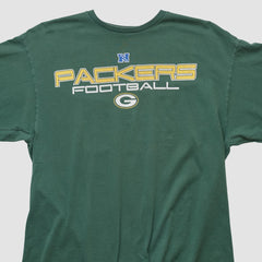 Green Bay Packers NFL 2000s Long Sleeve T-shirt - Green Vintage for sale