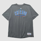 Chicago Cubs Majestic 2000s T-shirt Gray Vintage