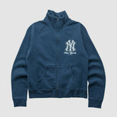 New York Yankees Genuine Merchandise 2010s Full Zip Sweatshirt Navy Vintage