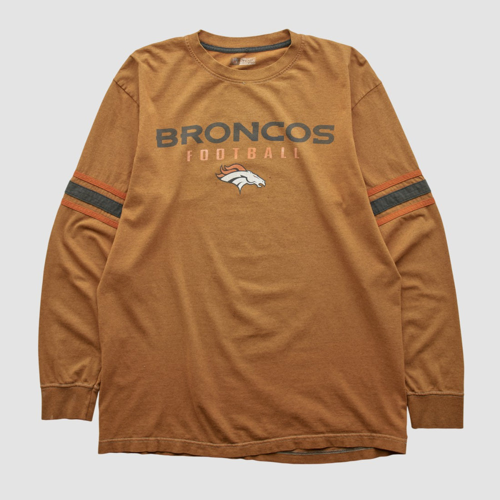 Denver Broncos 2000s Long Sleeve T-shirt - Clay Vintage sale