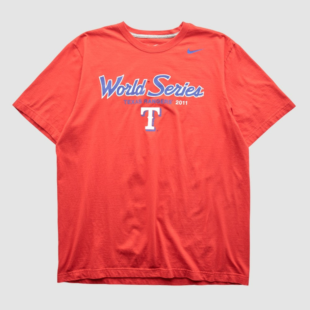 Texas Rangers 2011 T-shirt Red Vintage