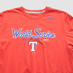 Texas Rangers 2011 T-shirt Red Vintage