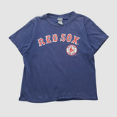 Boston Red Sox Cotton 2000s T-shirt Navy Vintage