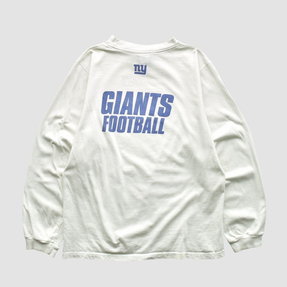 New York Giants 2000s Long Sleeve T-shirt - White Vintage cheap
