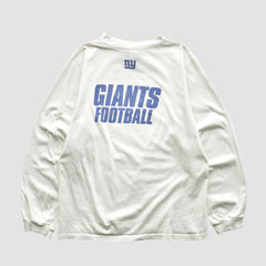 New York Giants 2000s Long Sleeve T-shirt - White Vintage cheap