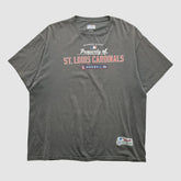 St. Louis Cardinals Majestic 2000s T-shirt Charcoal Vintage