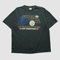 Pittsburgh Steelers NFL 2006 T-shirt - Black Vintage cheap