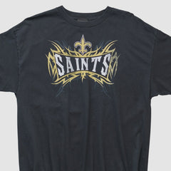 New Orleans Saints Reebok 2000s T-shirt - Black Vintage for sale