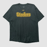 Pittsburgh Steelers Reebok 2000s T-shirt - Black Vintage discount