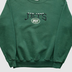 New York Jets NFL 2000s Pullover Sweatshirt - Green Vintage online