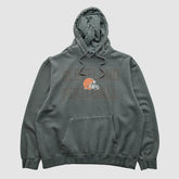 Cleveland Browns Majestic 2010s Hooded Pullover Sweatshirt - Gray Vintage outlet