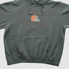 Cleveland Browns Majestic 2010s Hooded Pullover Sweatshirt - Gray Vintage outlet