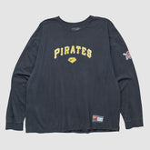 Pittsburgh Pirates 2000s Long Sleeve T-shirt Navy Vintage