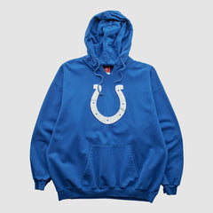 Indianapolis Colts NFL 2000s Hooded Pullover Sweatshirt - Blue Vintage outlet