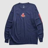 Boston Red Sox Lee Apparel 2000s Long Sleeve T-shirt Navy Vintage
