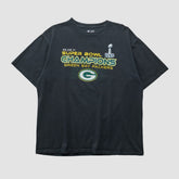 Green Bay Packers NFL 2011 T-shirt - Black Vintage on sale