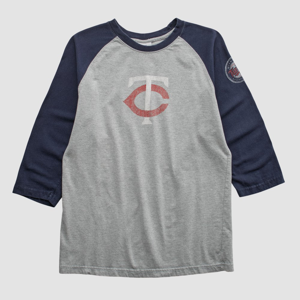 Minnesota Twins Majestic 2000s T-shirt Heather Gray Vintage