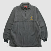 Minnesota Vikings NFL 2000s 1/4 Zip Sweatshirt - Dark Heather Gray Vintage cheap