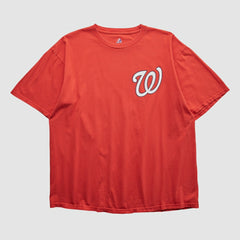 Washington Nationals Majestic 2000s T-shirt Red Vintage