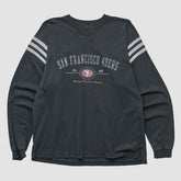 San Francisco 49ers 2000s Pullover Sweatshirt - Black Vintage discount