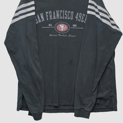 San Francisco 49ers 2000s Pullover Sweatshirt - Black Vintage discount