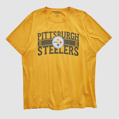 Pittsburgh Steelers Reebok 2000s T-shirt - Yellow Vintage discount