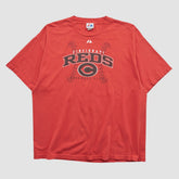 Cincinnati Reds Majestic 2000s T-shirt Red Vintage