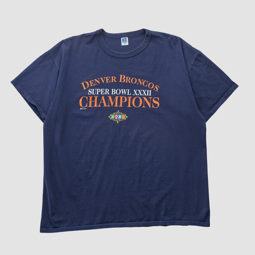 Denver Broncos Russell 1998 T-shirt - Navy Vintage outlet