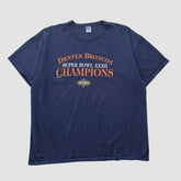 Denver Broncos Russell 1998 T-shirt - Navy Vintage outlet