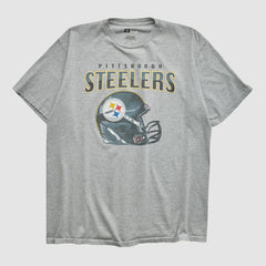 Pittsburgh Steelers NFL 2010s T-shirt - Heather Gray Vintage cheap