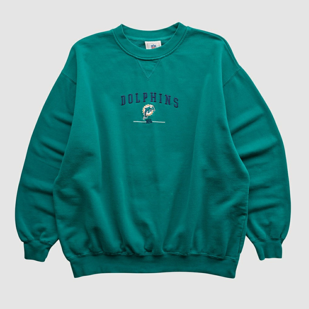 Miami Dolphins NFL 2000s Pullover Sweatshirt - Teal Vintage cheap