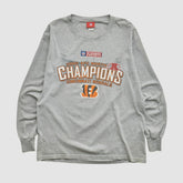 Cincinnati Bengals NFL 2005 Long Sleeve T-shirt - Heather Gray Vintage for sale
