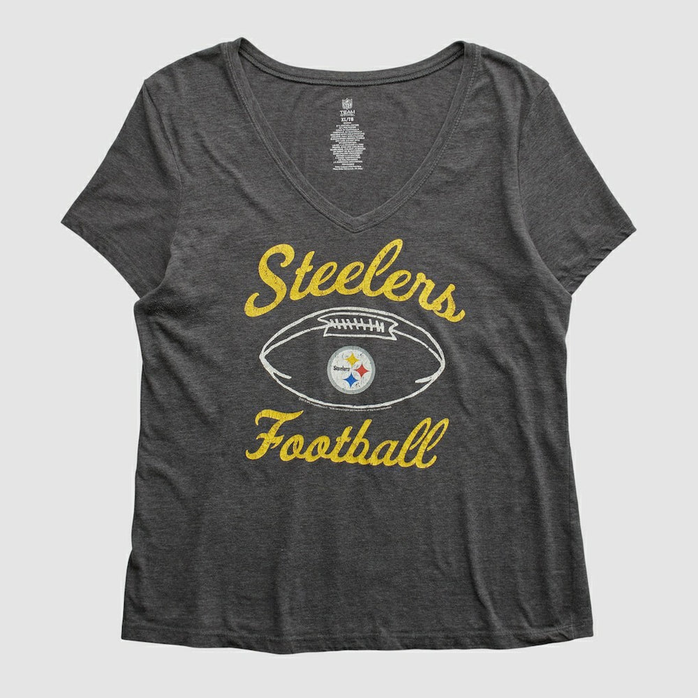 Pittsburgh Steelers NFL 2010s T-shirt - Dark Heather Gray Vintage for sale