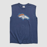 Denver Broncos NFL 2000s Tank - Navy Vintage for sale