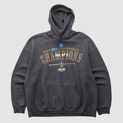 New Orleans Saints NFL 2009 Hooded Pullover Sweatshirt - Charcoal Vintage outlet