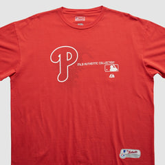 Philadelphia Phillies Majestic 2000s T-shirt Red Vintage