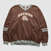 Cleveland Browns NFL 2000s Pullover Sweatshirt - Brown Vintage sale